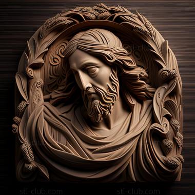 3D model st jesus (STL)